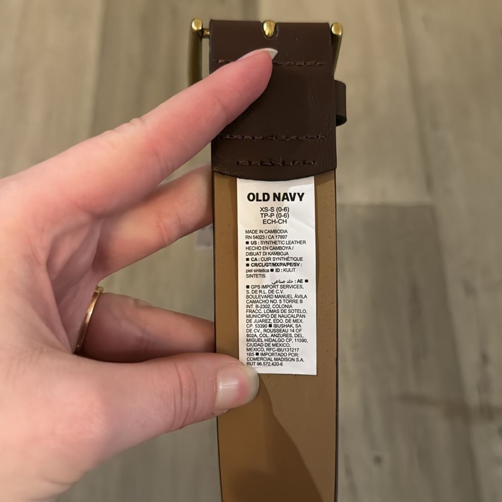 XS/S Brown Women’s Brown Belt NWT - Picture 4 of 5